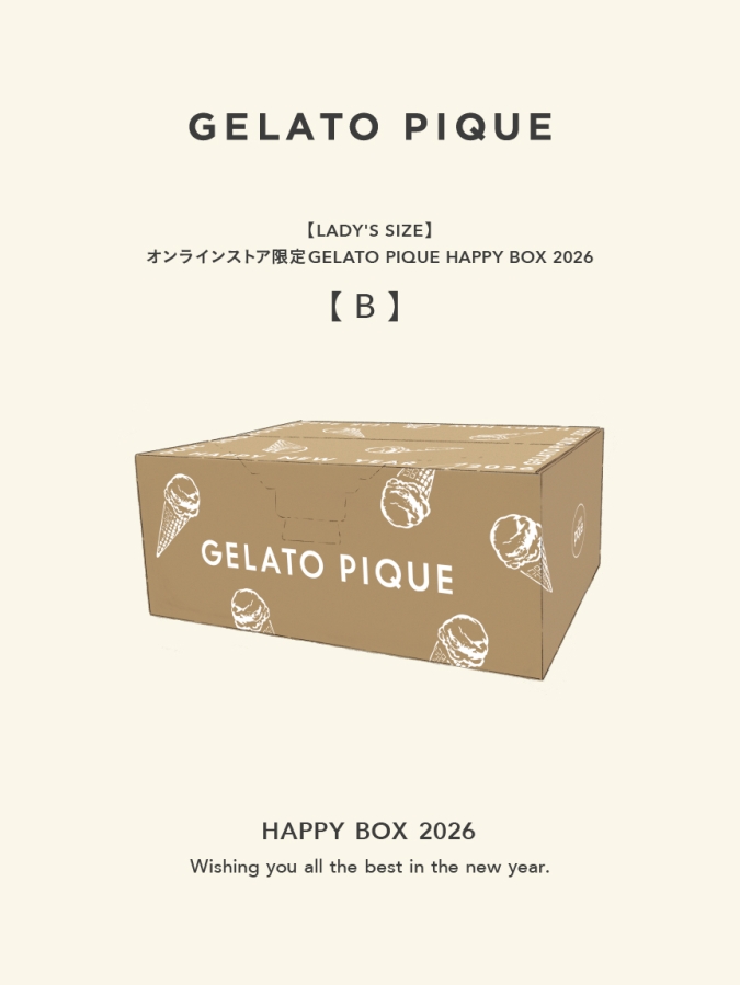 gelato pique(ジェラート ピケ)福袋「HAPPY BOX 2026」【LADY'S SIZE】オンラインストア限定 GELATO PIQUE HAPPY BOX 2026<B>