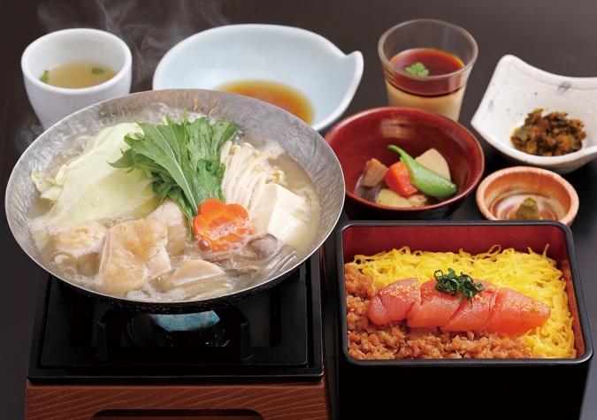 水たき料亭 博多華味鳥 中洲本店/水たき明太御膳