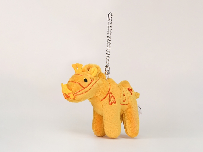 九州国立博物館20周年記念グッズ　ボールチェーンマスコット埴輪馬