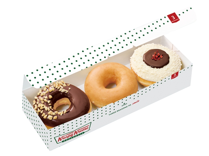 クリスピー・クリーム・ドーナツ　ヌテラコラボ　おすすめ！ ボックス（3個）