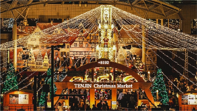 クリスマスアドベント　Alliance presents TENJIN CHRISTMAS MARKET　過去の様子