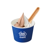 香るカカオチョコソフト （ミックス）　カップ　ミニストップ