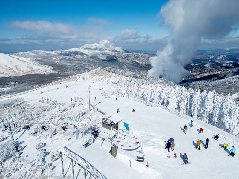 くじゅうスキー場 ゲレンデ