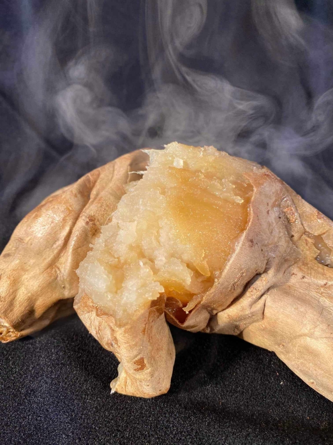 博多阪急　サツマイモフェスタ　「よっしーのお芋屋さん。」ホワイトスイート焼き芋