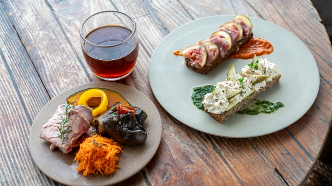 パンストック天神店 スモーブロー&デリプレート