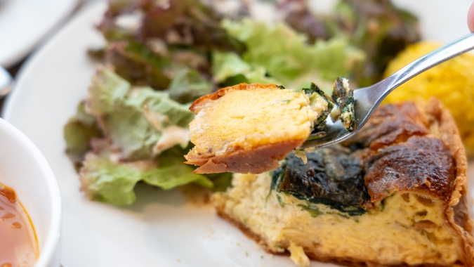 る・せるくる ほうれん草キッシュ