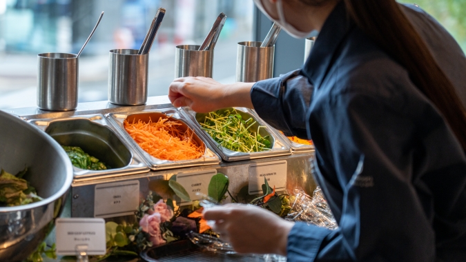 Restaurant &Grill Nine Doors サラダ