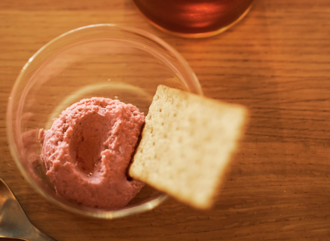 ブルーボトルコーヒー　ホリデージャズライブ　フムス＆クラッカー