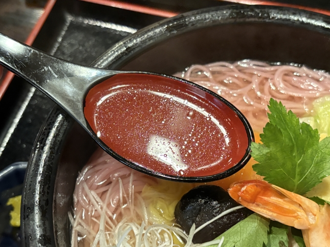 笠乃家　通りゃんせ　スープ