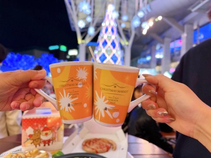柴田産業 presents クリスマスマーケット in 光の街・博多　博多マグカップ