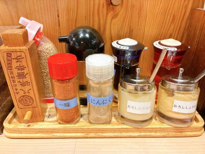 みその屋　卓上調味料