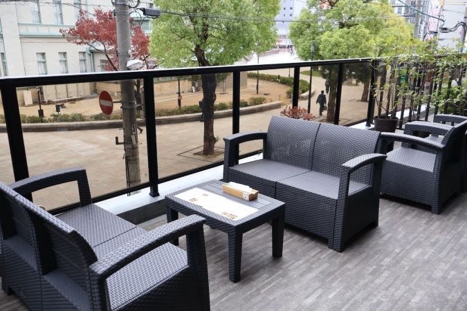 おむすび横丁　テラス席