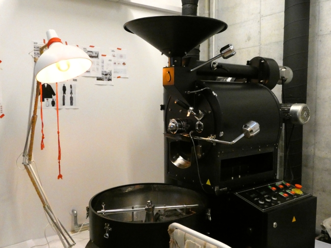 ムエンコーヒー　焙煎機