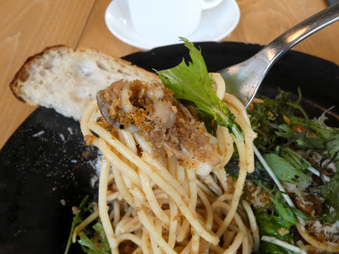 トオン パスタ 持ち上げた様子