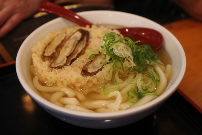 因幡うどん 渡辺通店 ごぼう天うどん
