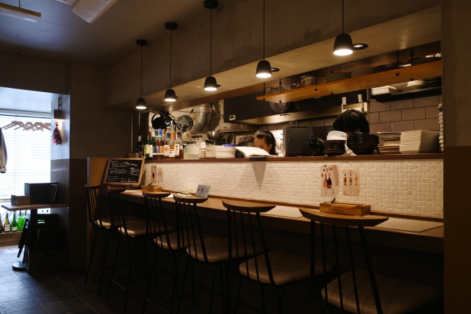 ワイン食堂Vin-Vie　店内