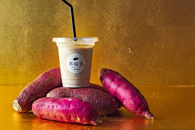 博多阪急　サツマイモフェスタ　「小江戸川越」芋福堂飲む焼き芋