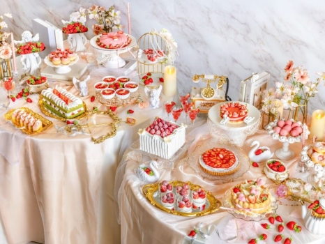 ヒルトン福岡シーホーク　スイーツビュッフェ　2026　いちご