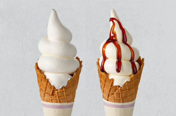 「太宰府ぷりん」ソフトクリーム