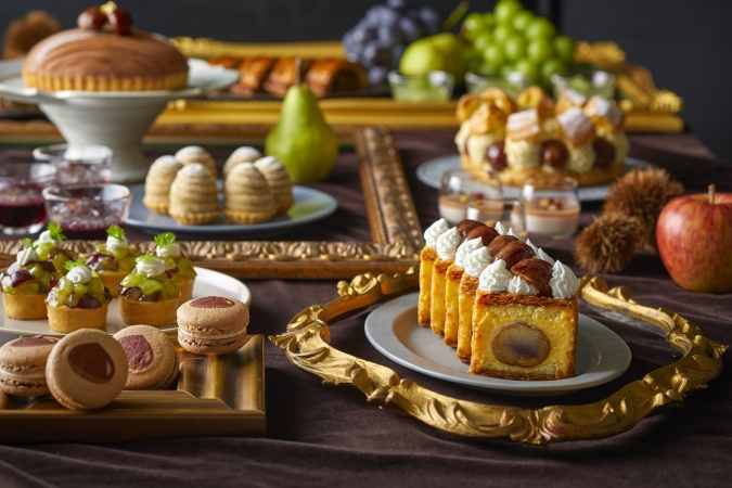 ホテルニューオータニ博多「スーパースイーツビュッフェ～マロン＆秋の実り～」スイーツ集合