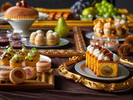 ホテルニューオータニ博多「スーパースイーツビュッフェ～マロン＆秋の実り～」スイーツ集合