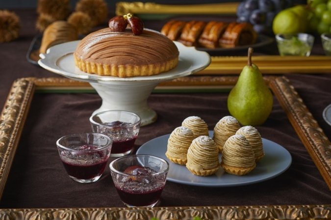 ホテルニューオータニ博多「スーパースイーツビュッフェ～マロン＆秋の実り～」スイーツ集合