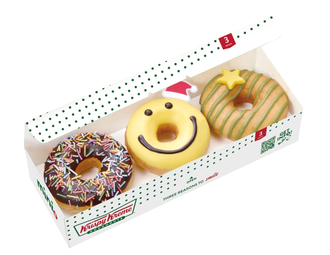 クリスピー・クリーム・ドーナツ　ホリデーミニミニボックス（3個）
