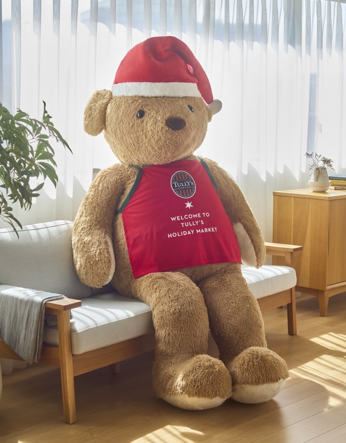 タリーズコーヒー　めっちゃでっかいサンタベアフル