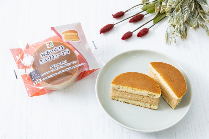 セブン‐イレブン「恋する TEA PARTY」紅茶に恋する ミルクティーどら