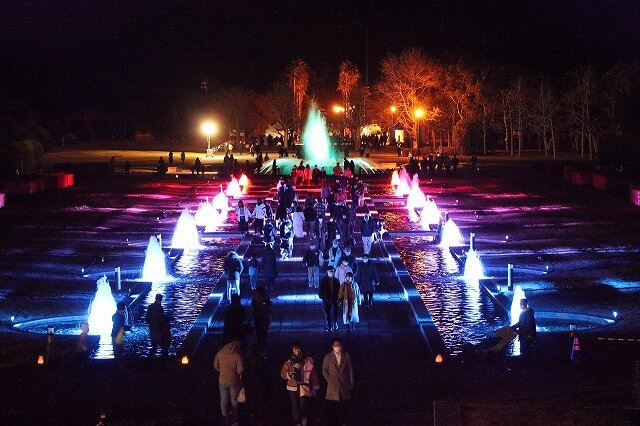 うみなかキャンドルナイト カナールライトアップ