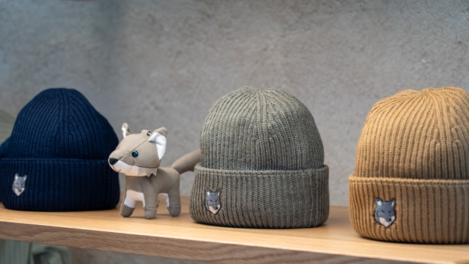 Maison Kitsuné Fukuoka ニットキャップ