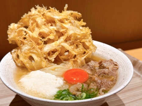 萬田うどん　メニュー