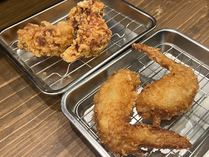 麺屋一矢（めんやいっし）手羽先、からあげ
