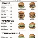 GOONIES BURGER CLUB　メニュー表