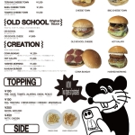 GOONIES BURGER CLUB　メニュー表
