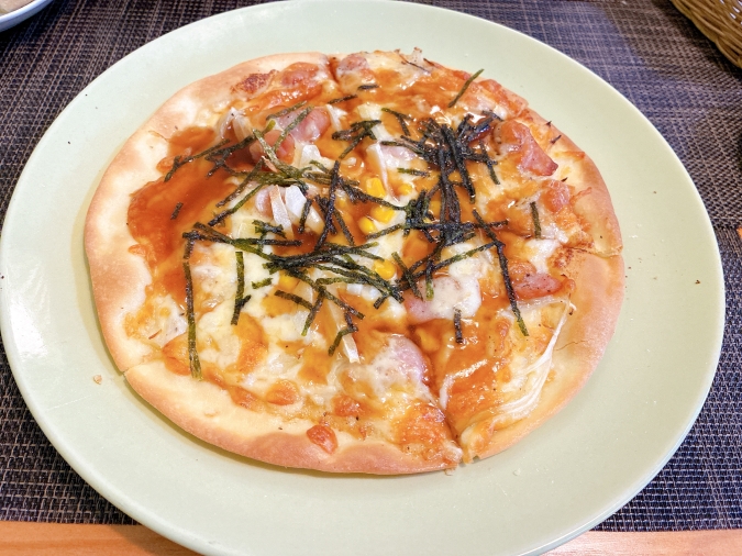 橋本茶舗　テリマヨピザ