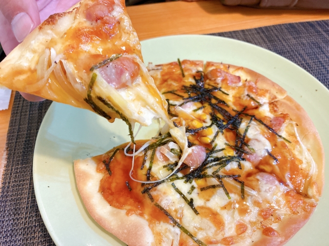 橋本茶舗　テリマヨピザ