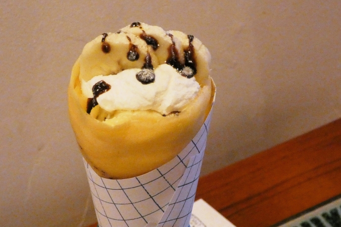 CREAM STAND MOFF　チョコバナナクレープ