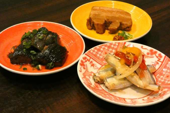 肉と小料理　あいよ　おばんざい3種盛り