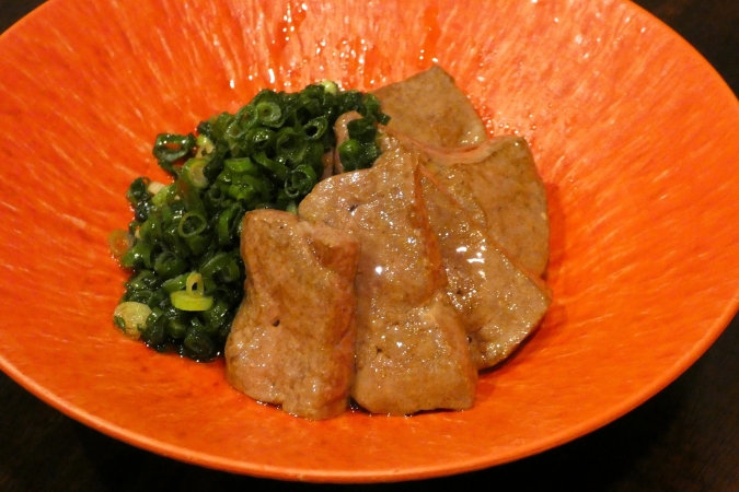 肉と小料理　あいよ　牛レバー葱塩いため