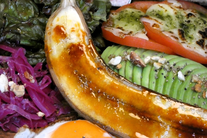 いちごや cafe TANNAL 福岡大名店　ブリュレバナナ