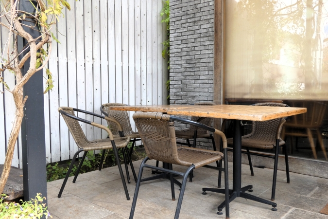 コバカフェ テラス席