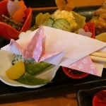 連歌屋珈琲　手作りの箸袋