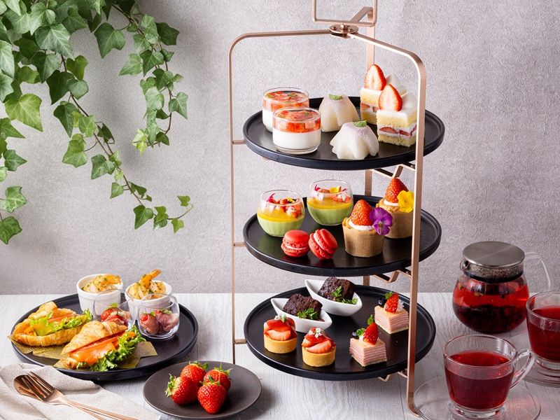 都ホテル博多 アフタヌーンティー いちご