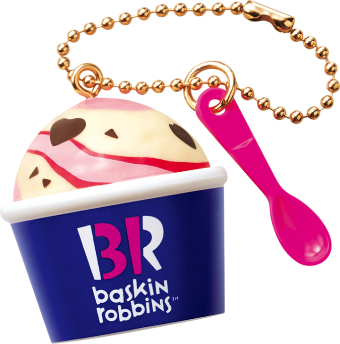 サーティワンアイスクリーム福袋　カップ型キーホルダー