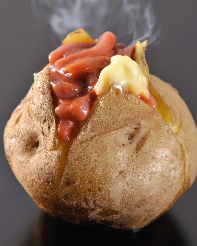 大丸福岡天神店　冬の北海道展　北あかりジャンボじゃがバター塩辛のせ