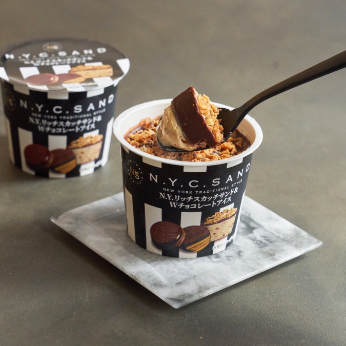 セブン-イレブン N.Y.C.SAND N.Y.リッチスカッチサンド&Wチョコレートアイス