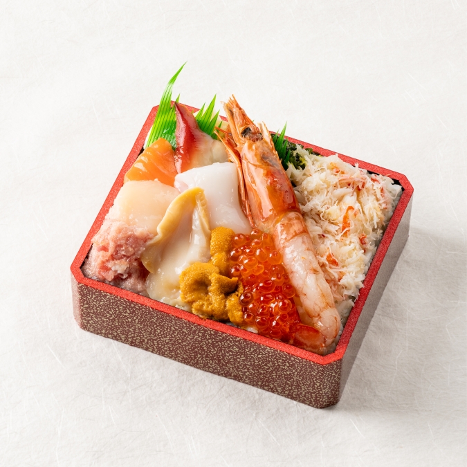 大丸福岡天神店　冬の北海道展　旭川駅立売商会　海鮮づくし弁当