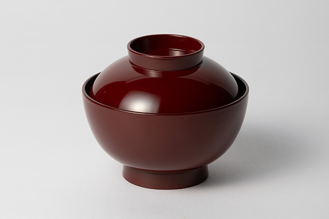 DEAN&DELUCA 大和雑煮椀 銀朱八分ツヤ内黒