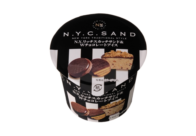 セブン-イレブン N.Y.C.SAND N.Y.リッチスカッチサンド&Wチョコレートアイス